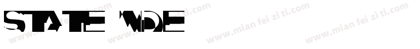State Wide字体转换